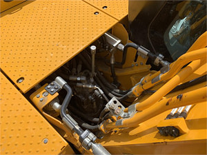 Motor view of equipment